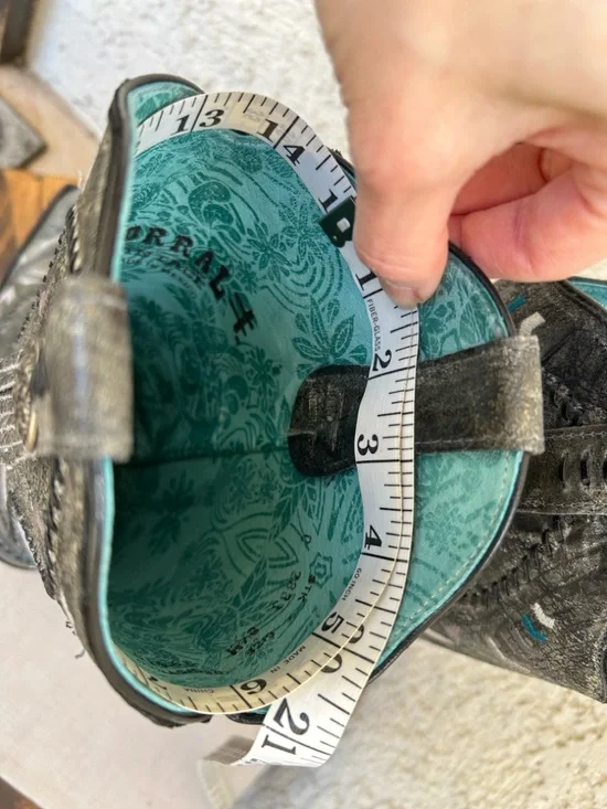 Corral Aztec Leather Cowboy Boots 8.5 - Picture 12 of 17